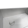 Ruvati 30-inch Slope Bottom Offset Drain Undermount Kitchen Sink Single Bowl Stainless Steel - RVH7480