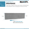Ruvati 32-inch Slope Bottom Offset Drain Reversible Kitchen Sink Undermount 16 Gauge Stainless Steel - RVH7490 Ruvati 32-inch Slope Bottom Offset Drain Reversible Kitchen Sink Undermount 16 Gauge Stainless Steel - RVH7490