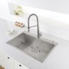 Ruvati 33 x 22 inch Drop-in 16 Gauge Stainless Steel Rounded Corners Topmount Kitchen Sink Single Bowl - RVH8005