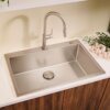 Ruvati 33 x 22 inch Drop-in 16 Gauge Stainless Steel Rounded Corners Topmount Kitchen Sink Single Bowl - RVH8005