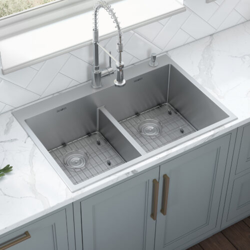 Double Bowl Sinks Ruvati Usa Double Bowl Sinks Ruvati Usa, Kraus Farmhouse Sink Installation