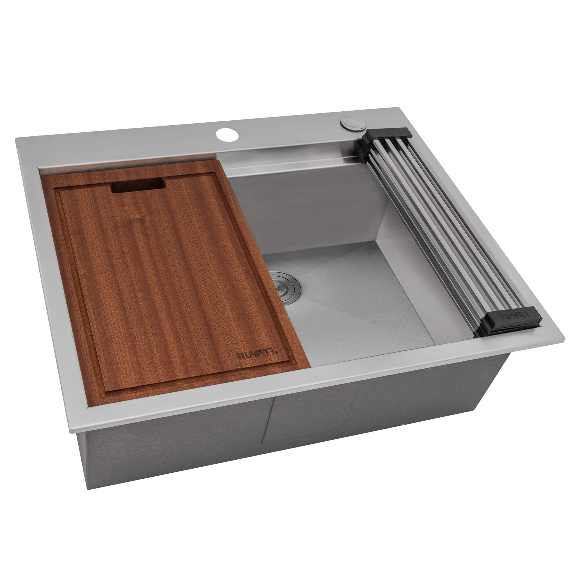 Workstation Drop-in Stainless Steel 15 in. x 15 in. Topmount Bar Prep RV Kitchen Sink 16-Gauge Square Single Bowl Workstation Drop-in Stainless Steel 15 in. x 15 in. Topmount Bar Prep RV Kitchen Sink 16-Gauge Square Single Bowl