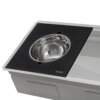 Ruvati 33-inch Workstation Dual Tier Nova Double Bowl Low Divide Undermount Stainless Steel Kitchen Sink - RVH8254