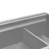 Ruvati 33-inch Workstation Dual Tier Nova Double Bowl Low Divide Undermount Stainless Steel Kitchen Sink - RVH8254