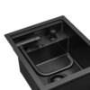Ruvati 20 inch Gunmetal Black Stainless Steel RV Sink With Concealed Faucet and Soap DIspenser - RVH8272BL