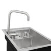 Ruvati 20 inch Stainless Steel RV Sink With Concealed Faucet and Soap DIspenser - RVH8272ST