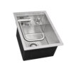 Ruvati 20 inch Stainless Steel RV Sink With Concealed Faucet and Soap DIspenser - RVH8272ST