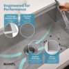 Ruvati 32-inch Workstation Ledge Undermount 16 Gauge Stainless Steel Kitchen Sink Single Bowl - RVH8300