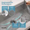 Ruvati 30-inch Workstation Ledge Undermount 16 Gauge Stainless Steel Kitchen Sink Single Bowl - RVH8310 Ruvati 30-inch Workstation Ledge Undermount 16 Gauge Stainless Steel Kitchen Sink Single Bowl - RVH8310