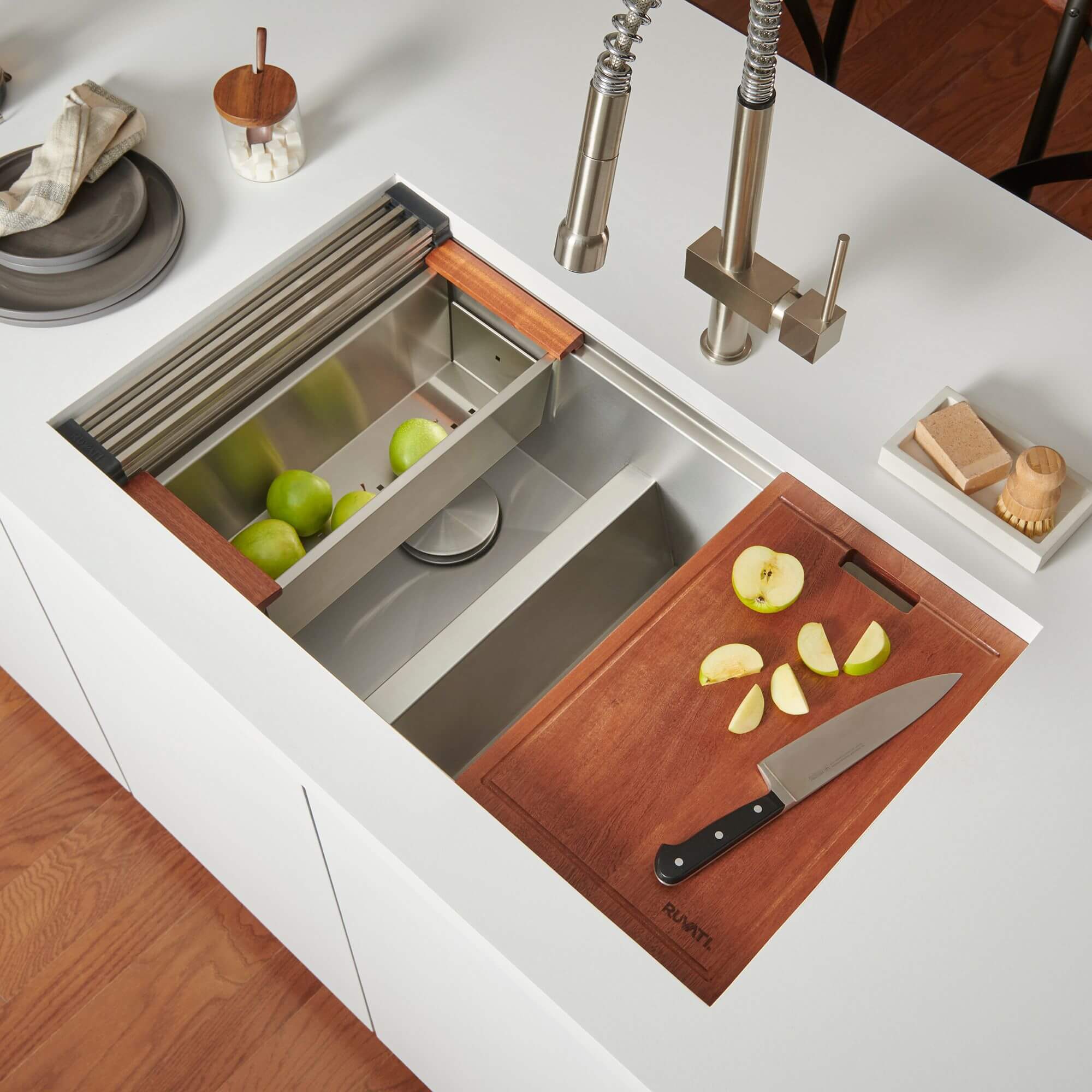 Ruvati Roma Workstation Ledge Kitchen...