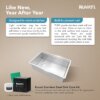 Ruvati 30-inch Workstation Slope Bottom Offset Drain Undermount 16 Gauge Kitchen Sink - RVH8584 Ruvati 30-inch Workstation Slope Bottom Offset Drain Undermount 16 Gauge Kitchen Sink - RVH8584