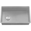 Ruvati 33-inch Workstation Slope Bottom Offset Drain Undermount 16 Gauge Kitchen Sink - RVH8597