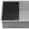 Ruvati 30-inch Workstation Slope Bottom Offset Drain Undermount 16 Gauge Kitchen Sink - RVH8584 Ruvati 30-inch Workstation Slope Bottom Offset Drain Undermount 16 Gauge Kitchen Sink - RVH8584