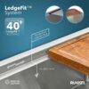 Ruvati 33-inch Workstation Slope Bottom Offset Drain Undermount 16 Gauge Kitchen Sink - RVH8591