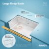 Ruvati 36-inch Workstation Slope Bottom Offset Drain Undermount 16 Gauge Kitchen Sink - RVH8596