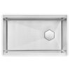 Ruvati HexBottom™ 30-inch Workstation Scratch Resistant Embossed Texture Slope Bottom Kitchen Sink Stainless Steel - RVH8830