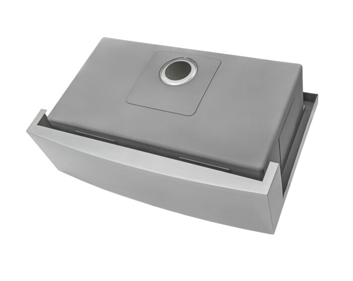 わろのぎ Ruvati 32-inch Workstation Ledge Rounded Corners Undermount