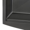 Ruvati 33-inch Gunmetal Black Workstation Apron-Front Stainless Steel Kitchen Sink - RVH9207BL