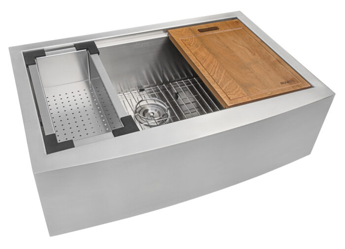 ミティティページ Ruvati 36-inch Apron-front Workstation Farmhouse Kitchen