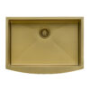 Ruvati 36-inch Apron-Front Farmhouse Kitchen Sink - Satin Matte Gold Stainless Steel Single Bowl - RVH9880GG