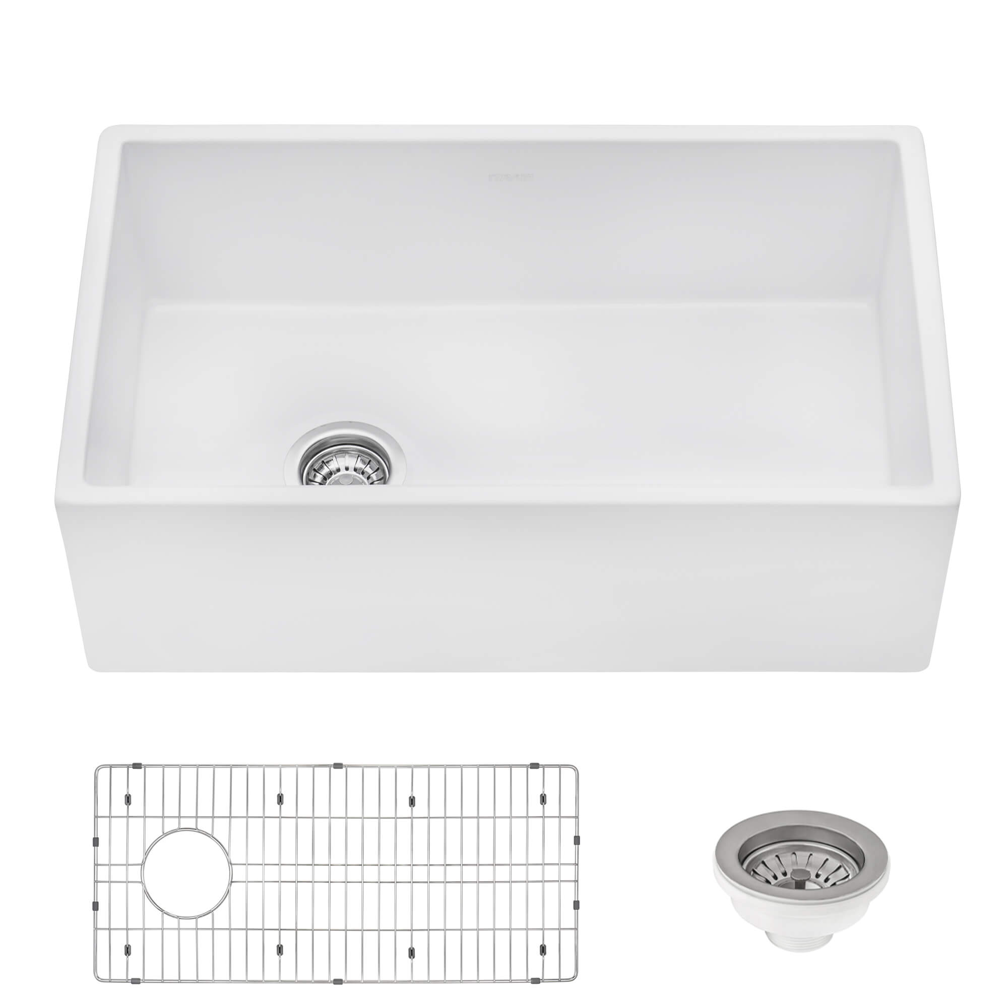 1/2 Radius 47 Ledge Drainboard Sink Offset Drain - Reversible  (5LPS27c-10) – Create Good Sinks