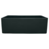 Ruvati 30 x 20 inch Fireclay Reversible Farmhouse Apron-Front Kitchen Sink Single Bowl - Emerald Green - RVL2100EG