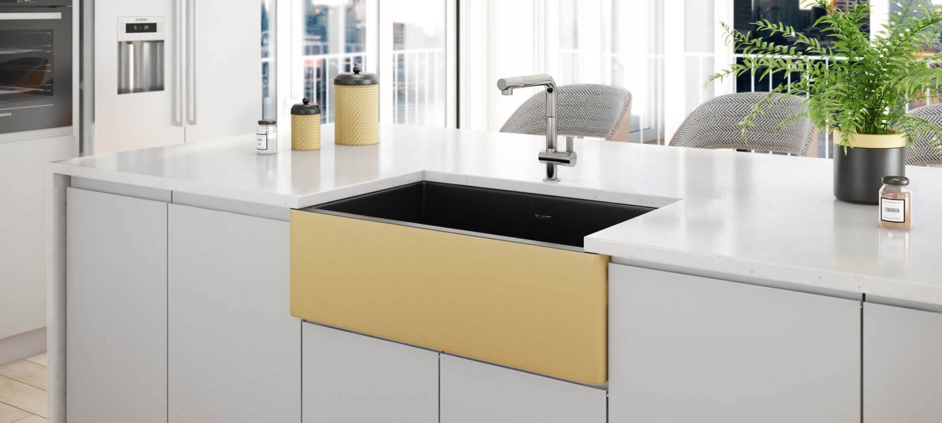5 Unique Fireclay Farmhouse Sinks From Ruvati
