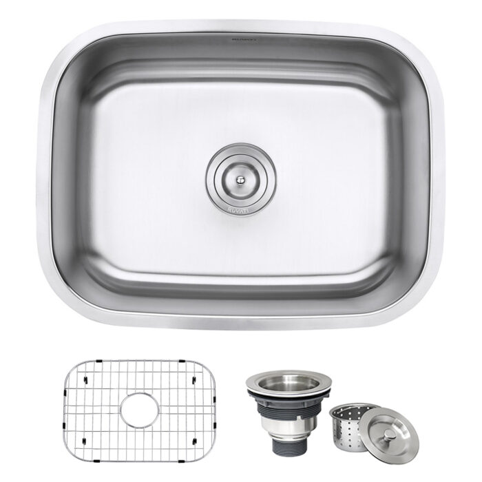 山水32 Rivage 32 x 19 Stainless Steel, Single Basin, Undermount