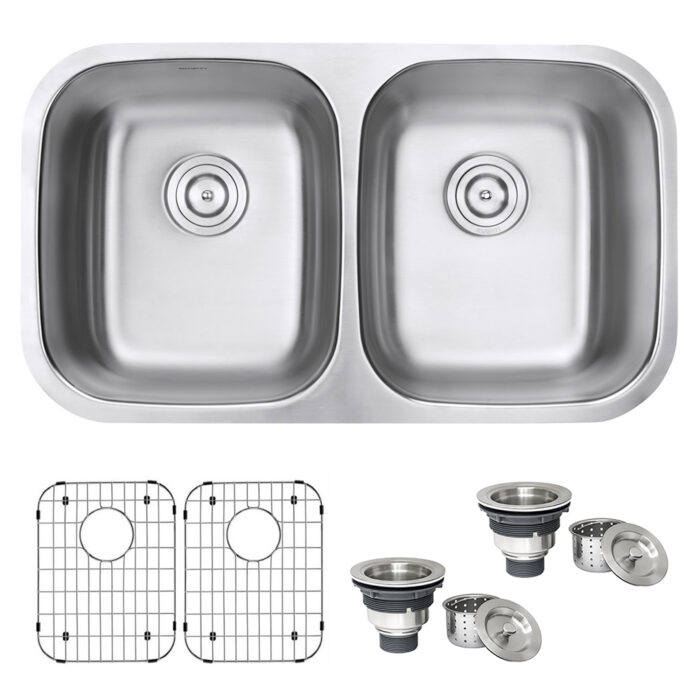 Double Bowl Undermount Stainless Steel Sink