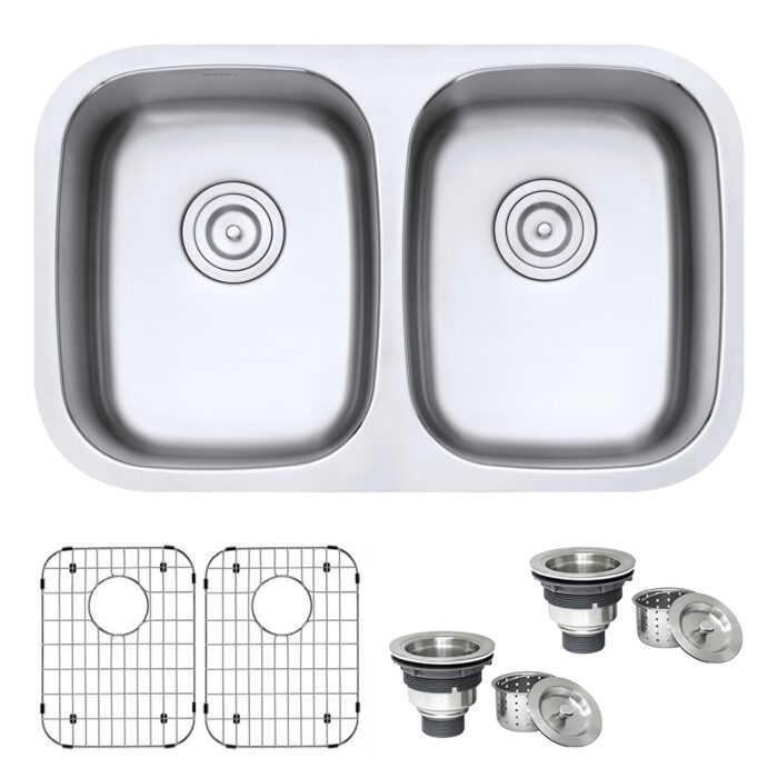 Undermount Double Bowl Stainless Steel Sink