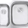 Ruvati 29-inch Undermount 40/60 Double Bowl 16 Gauge Stainless Steel Kitchen Sink - RVM4505