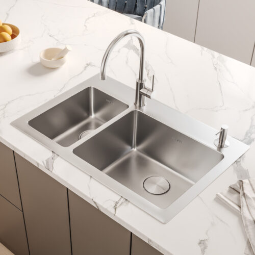 Double Bowl Topmount Sink