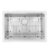 Ruvati 27-inch Undermount Workstation 16 Gauge Stainless Steel Kitchen Sink Single Bowl - RVM5227