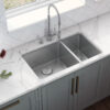 Ruvati 32-inch Undermount Kitchen Sink 70/30 Double Bowl 16 Gauge Stainless Steel - RVM5300 Ruvati 32-inch Undermount Kitchen Sink 70/30 Double Bowl 16 Gauge Stainless Steel - RVM5300