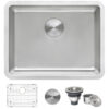Ruvati 23-inch Undermount Bar Prep Kitchen Sink 16 Gauge Stainless Steel Single Bowl - RVM5908