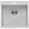 Ruvati 21 x 20 inch Outdoor Workstation Sink T-316 Marine Grade Topmount Stainless Steel BBQ - RVQ5221