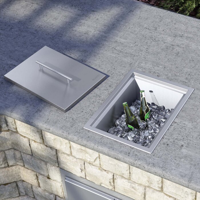 Outdoor Insulated Ice Chest Sink