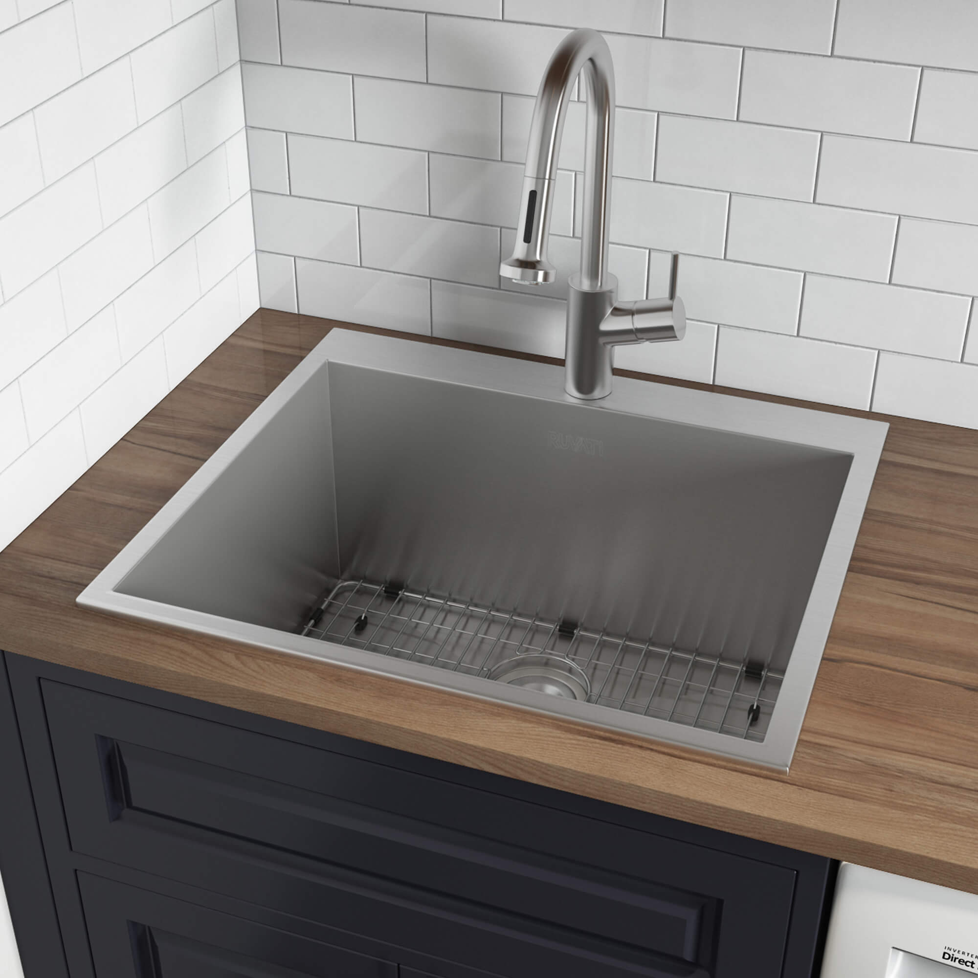 Installing A Sink In Your Laundry Room Next to Washer Ruvati USA