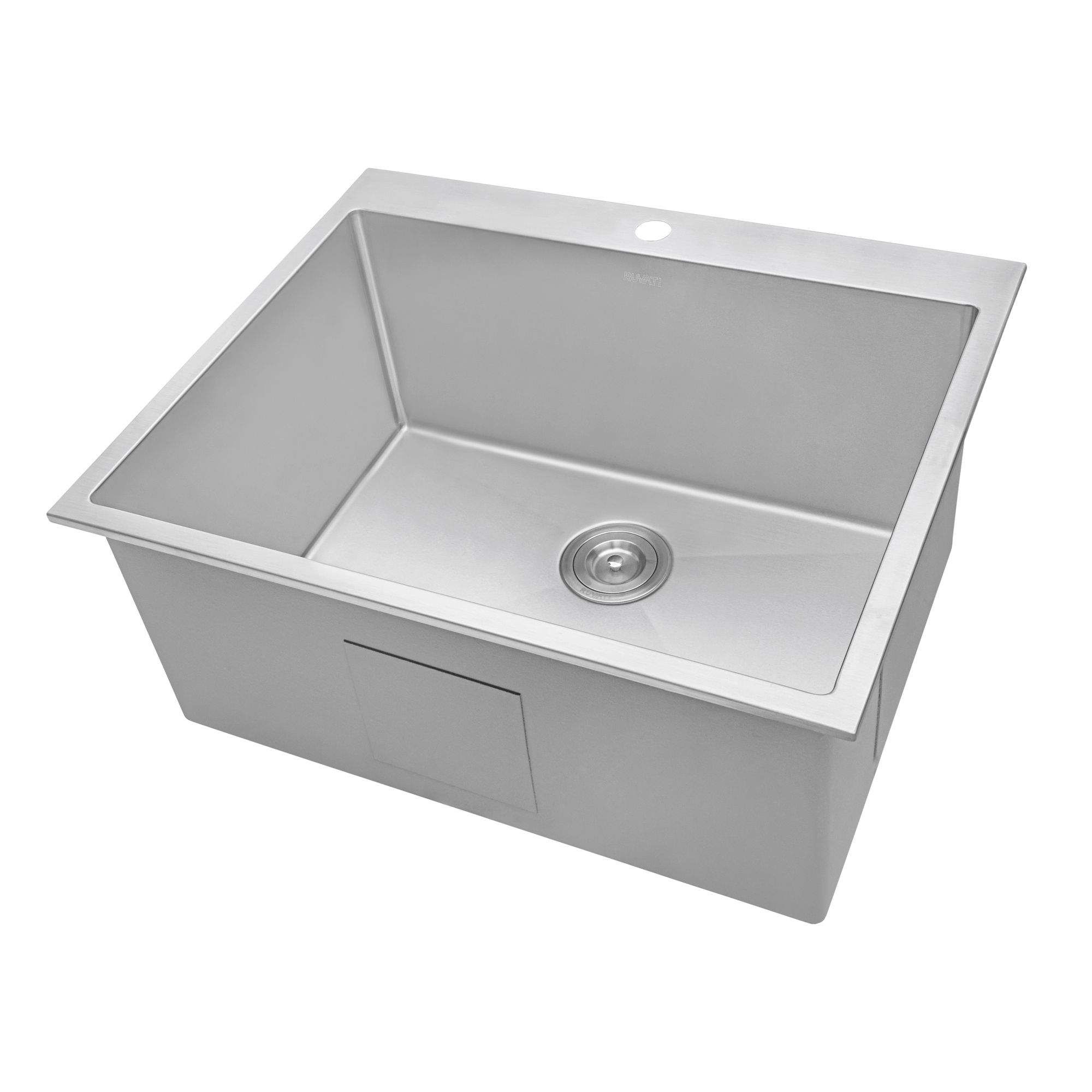 Ruvati 23 x 18 x 12 Deep Laundry Utility Sink Tight Radius Undermount 16 Gauge Stainless Steel - RVU6125