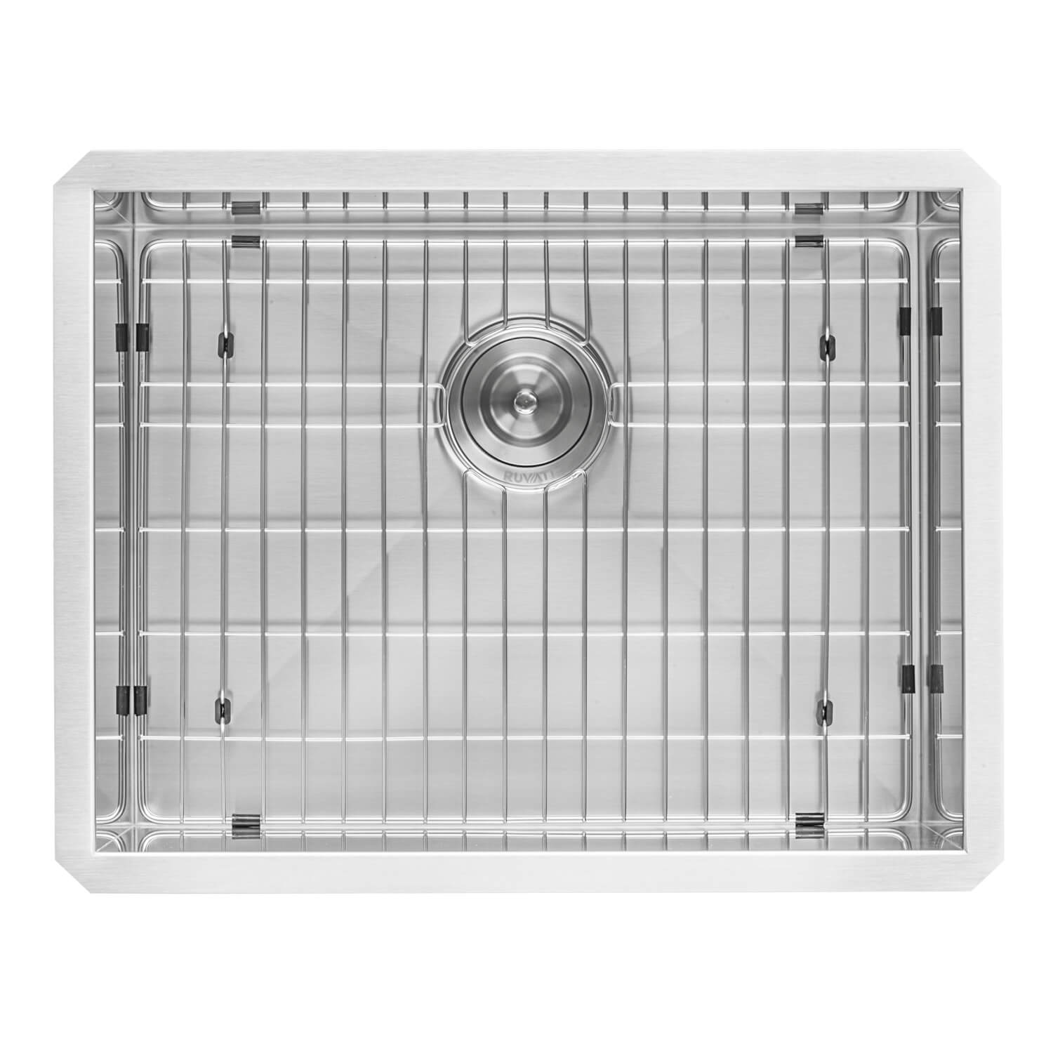 Ruvati 21 x 18 x 12 Deep Laundry Utility Sink Undermount 16 Gauge Stainless Steel RVU6121 Ruvati USA