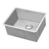 Ruvati 23" x 18" x 12" Deep Laundry Utility Sink Rounded Corners Undermount 16 Gauge Stainless Steel - RVU6125