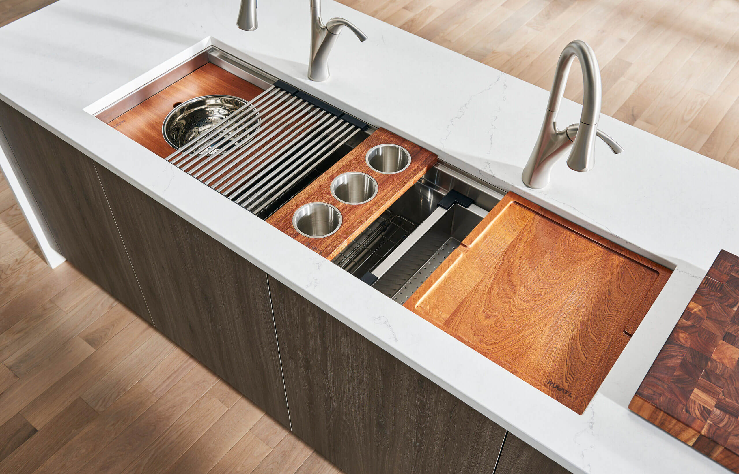 Wooden Kitchen Appliances Slider Multipurpose Under Cabinet