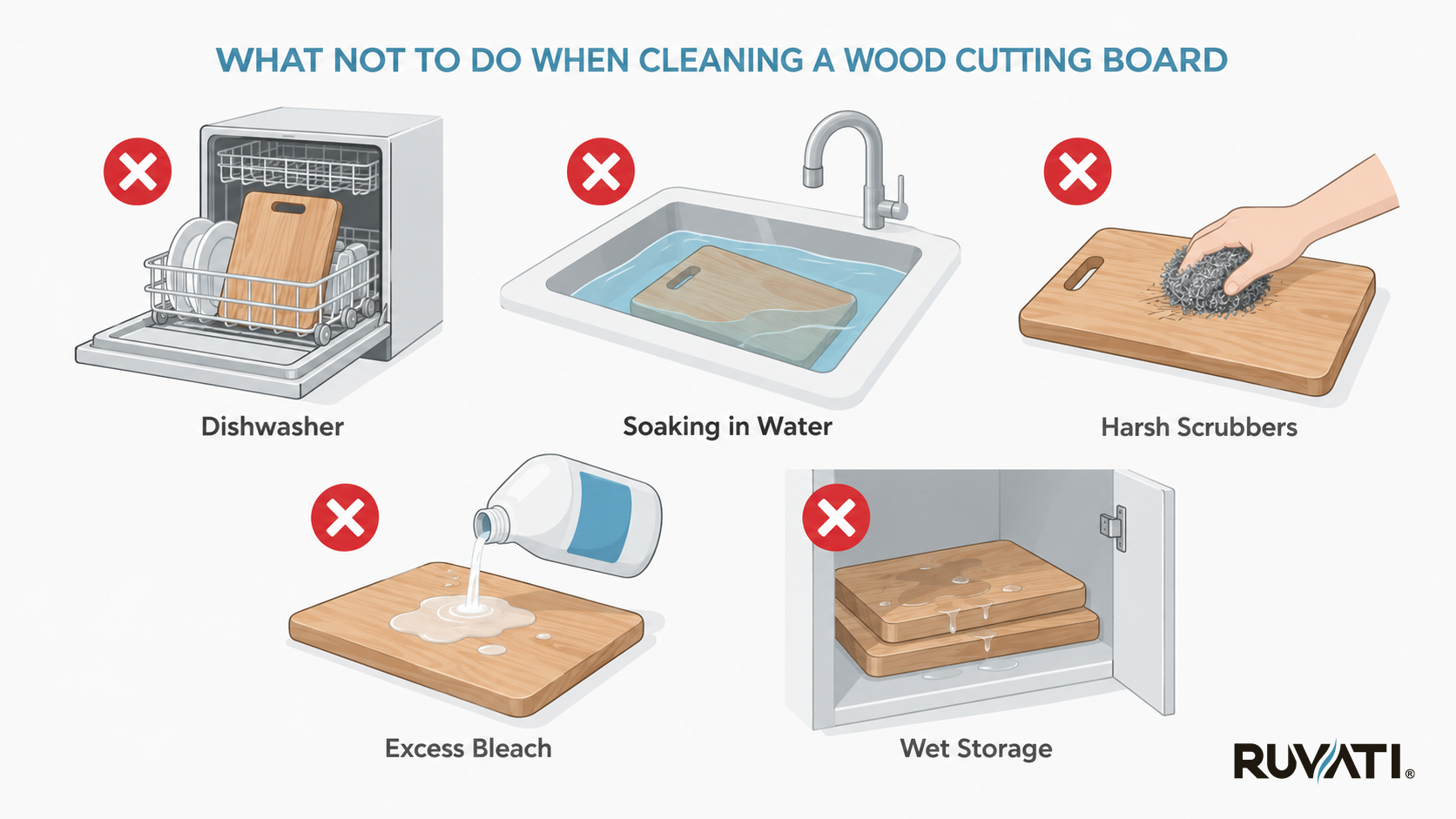 What Never to Do When Cleaning a Wooden Cutting Board How to Clean and Care for Your Wood Cutting Board – Expert Guide with Actionable Tips