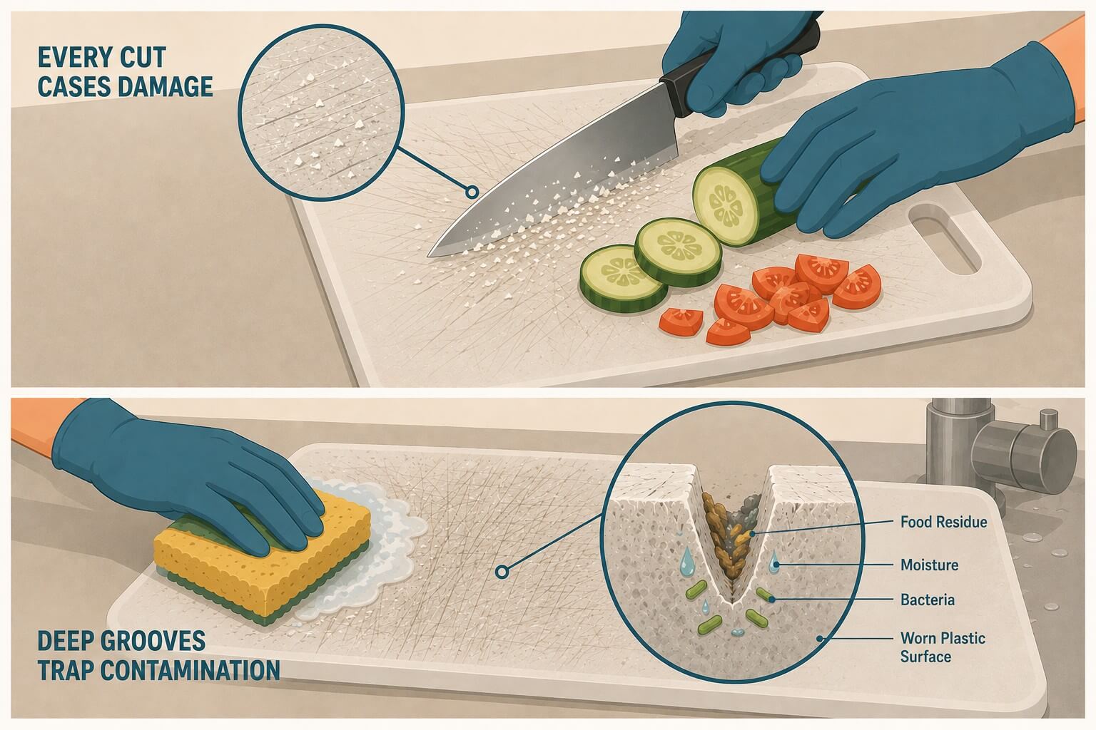 micro plastic Are Plastic Cutting Boards Safe? Separating Fact from Fiction